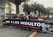 En Chile manifiestan contra posibles indultos a criminales de la dictadura