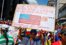 Movilizaciones contra la ocupación militar de EEUU a Venezuela